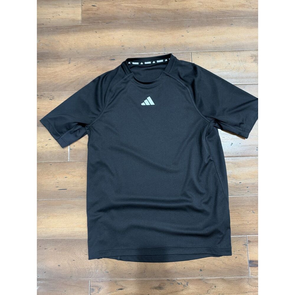 Adidas men's black training tee XS